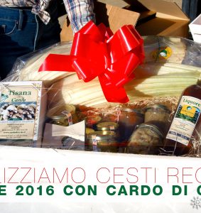 Realizziamo Cesti Regalo con prodotti Originali Cardo di Cervia